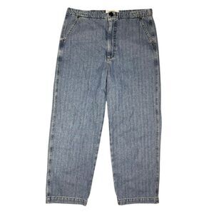 THE GREAT. Women’s 29 Straight Leg Premium Jeans Cropped Buckle Back Designer